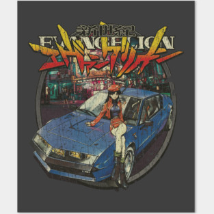 Evangelion Misato Katsuragi 1995 Posters and Art