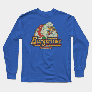 BurgerTime 1982 Long Sleeve T-Shirt