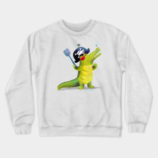 Captain Crocodile Crewneck Sweatshirt