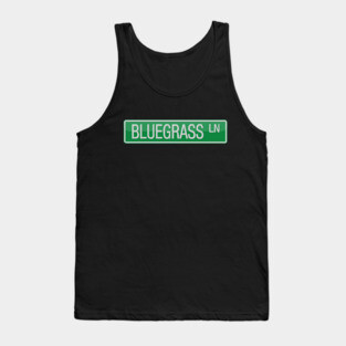 Bluegrass Lane Street Sign Tank Top