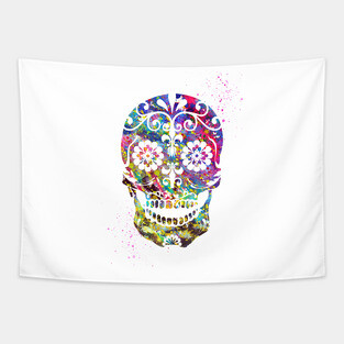 Sugar Skull Tapestry