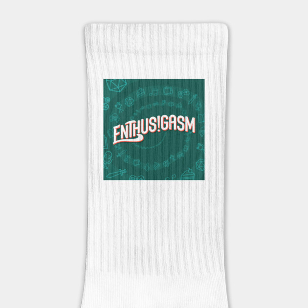 Enthusigasm Square Podcast Cover Art by Rusty Quill