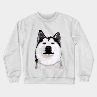 Husky Dog Crewneck Sweatshirt