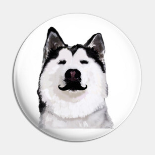 Husky Dog Pin
