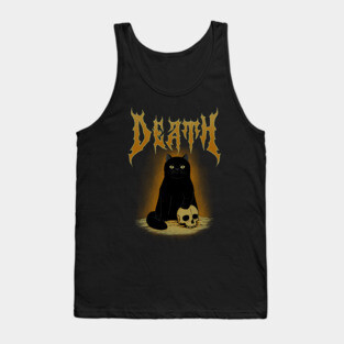 Death Metal Cat Tank Top