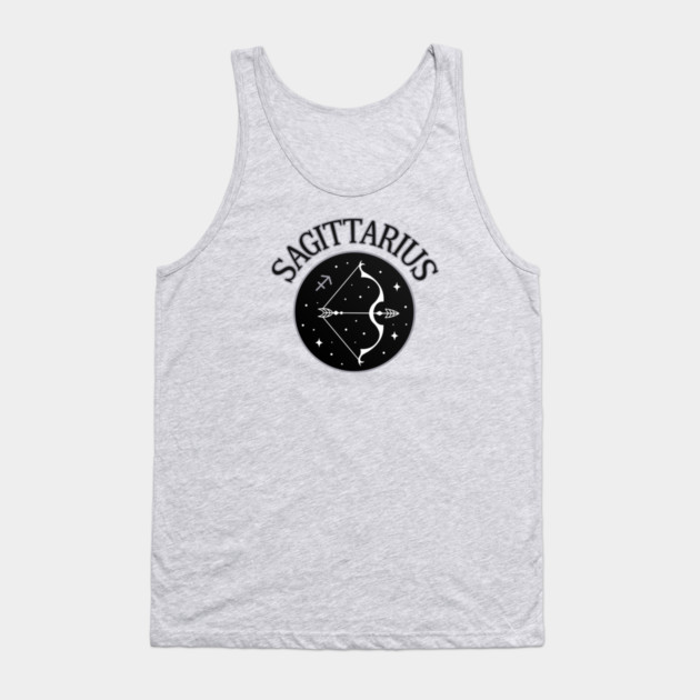 Sagittarius Star Sign Zodiac Horoscope Cheeky Witch® Tank Top by Cheeky Witch