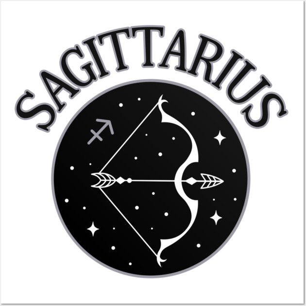 Sagittarius Star Sign Zodiac Horoscope Cheeky Witch® Wall Art by Cheeky Witch