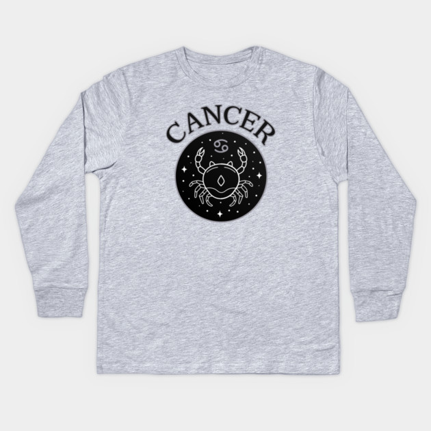 Cancer Star Sign Zodiac Horoscope Cheeky Witch® Kids Long Sleeve T-Shirt by Cheeky Witch