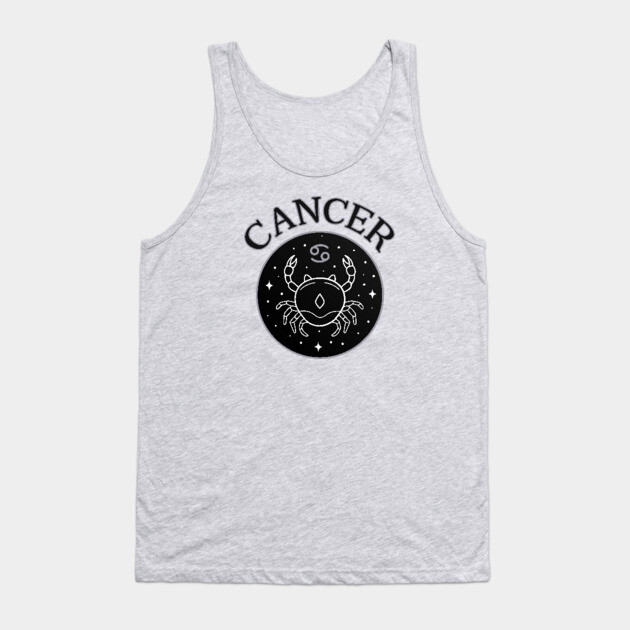 Cancer Star Sign Zodiac Horoscope Cheeky Witch® Tank Top by Cheeky Witch