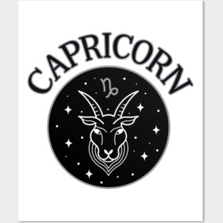 Capricorn Star Sign Zodiac Horoscope Cheeky Witch® Posters and Art