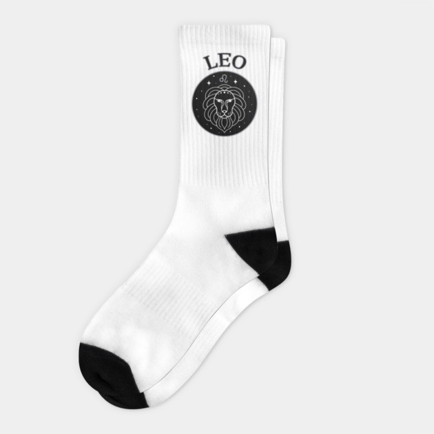 Leo Star Sign Zodiac Horoscope Cheeky Witch® Socks by Cheeky Witch