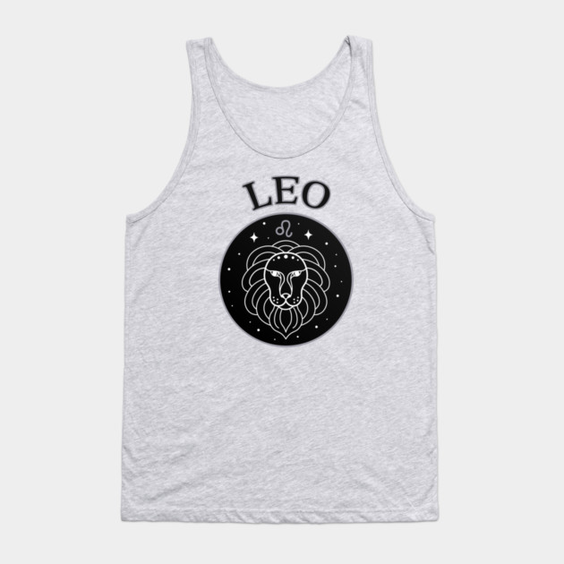 Leo Star Sign Zodiac Horoscope Cheeky Witch® Tank Top by Cheeky Witch