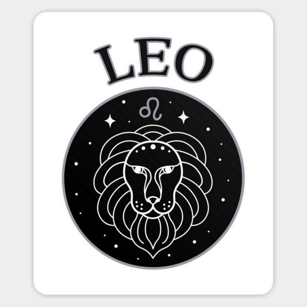 Leo Star Sign Zodiac Horoscope Cheeky Witch® Sticker by Cheeky Witch