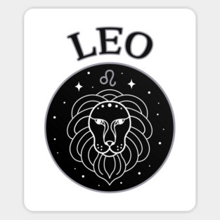 Leo Star Sign Zodiac Horoscope Cheeky Witch® Magnet