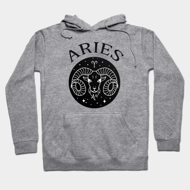 Aries Star Sign Zodiac Horoscope Cheeky Witch® Hoodie by Cheeky Witch