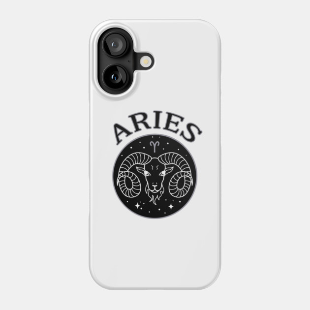 Aries Star Sign Zodiac Horoscope Cheeky Witch® Phone Case by Cheeky Witch