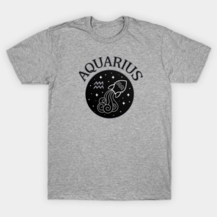 Aquarius Star Sign Zodiac Horoscope Cheeky Witch® T-Shirt
