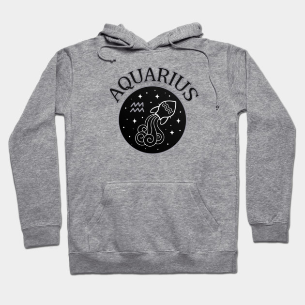 Aquarius Star Sign Zodiac Horoscope Cheeky Witch® Hoodie by Cheeky Witch