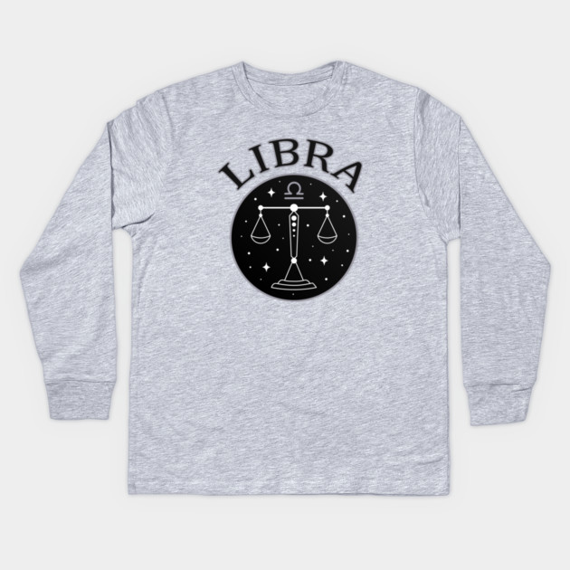 Libra Star Sign Zodiac Horoscope Cheeky Witch® Kids Long Sleeve T-Shirt by Cheeky Witch