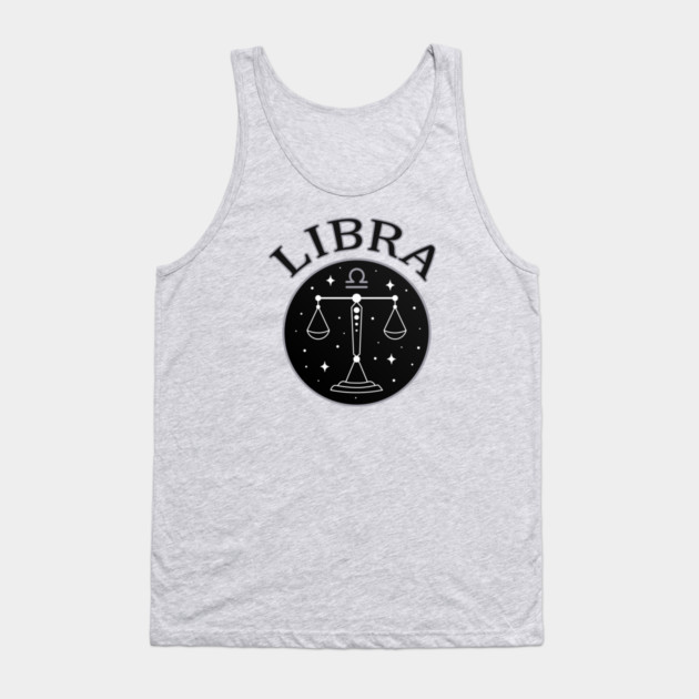 Libra Star Sign Zodiac Horoscope Cheeky Witch® Tank Top by Cheeky Witch