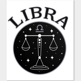 Libra Star Sign Zodiac Horoscope Cheeky Witch® Posters and Art