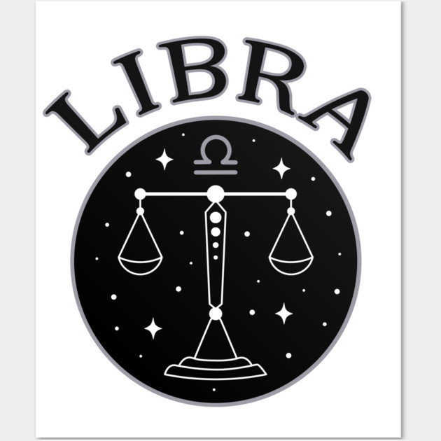 Libra Star Sign Zodiac Horoscope Cheeky Witch® Wall Art by Cheeky Witch