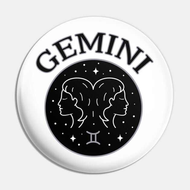 Gemini Star Sign Zodiac Horoscope Cheeky Witch® Pin by Cheeky Witch