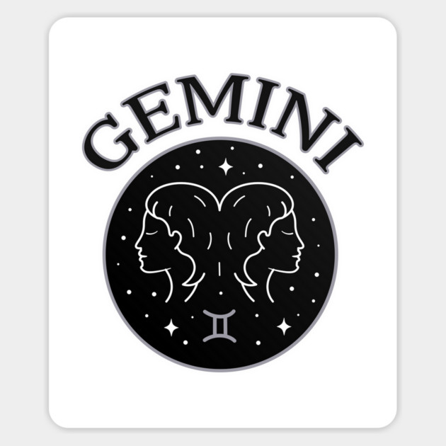 Gemini Star Sign Zodiac Horoscope Cheeky Witch® Magnet by Cheeky Witch