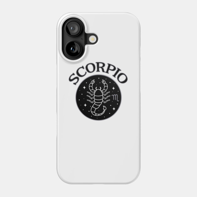 Scorpio Star Sign Zodiac Horoscope Cheeky Witch® Phone Case by Cheeky Witch