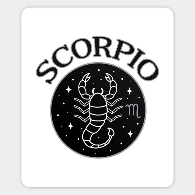 Scorpio Star Sign Zodiac Horoscope Cheeky Witch® Sticker by Cheeky Witch