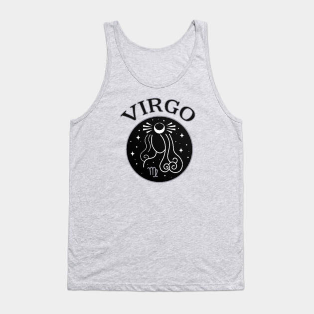 Virgo Star Sign Zodiac Horoscope Cheeky Witch® Tank Top by Cheeky Witch