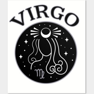 Virgo Star Sign Zodiac Horoscope Cheeky Witch® Posters and Art