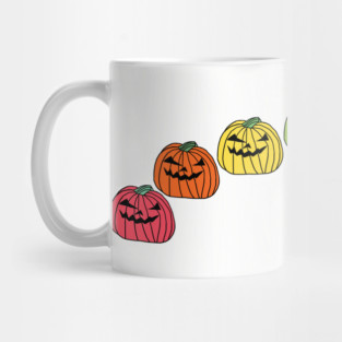 Spooky Pumpkin Rainbow for Halloween Mug