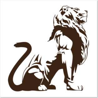 Lion Posters and Art