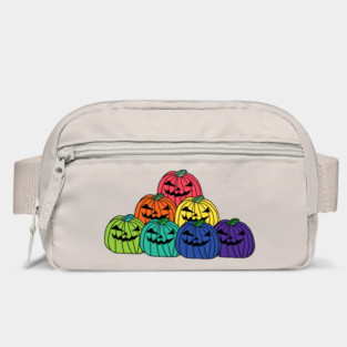 Colorful Spooky Halloween Horror Pumpkin Patch Bag