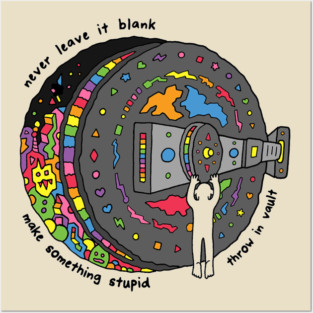 Never Leave it Blank Posters and Art