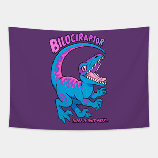 Bilociraptor - There Is Only Prey Tapestry
