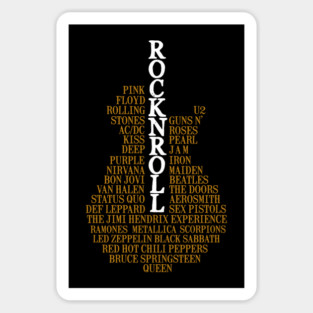 Rock and roll Sticker