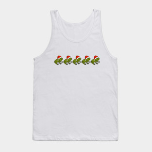 Christmas Funny Frog Tank Top
