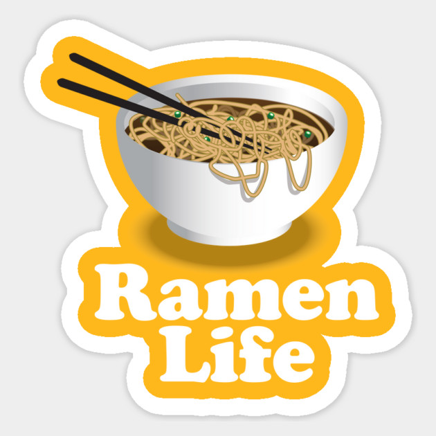 Ramen Life Ramen Noodle Lover Sticker by Nonstop Shirts