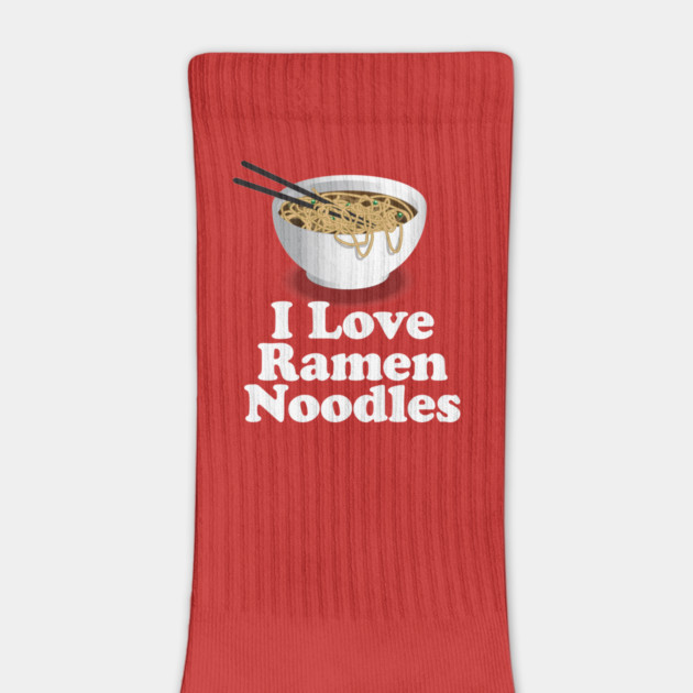 I Love Ramen Noodles - Ramen Noodle Shirt by Nonstop Shirts