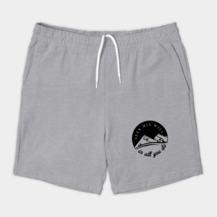 Seek His Will in all You Do - black ink Shorts