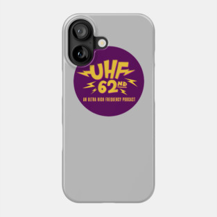 UHF 62nd Purple Button Phone Case