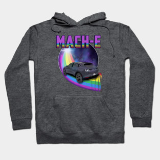 Mach-E Rides the Rainbow Galaxy in Carbonized Grey Hoodie