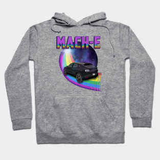 Mach-E Rides the Rainbow Galaxy in Shadow Black Hoodie