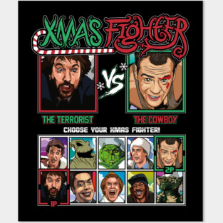Xmas Fighter - Die Hard Posters and Art