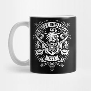 Trusty Shellback Skull and Swords Equator Crossing Naval Art Mug