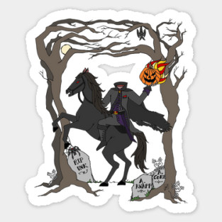 Headless Horseman Sticker