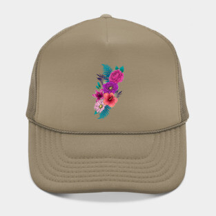 Tropical Flowers Hat