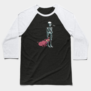 The Skeleton and the dog Baseball T-Shirt